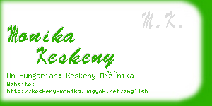 monika keskeny business card